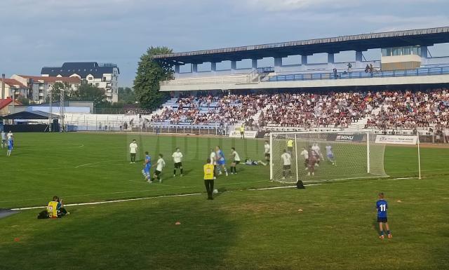 Cetatea Suceava s-a impus categoric în meciul tur pentru promovarea în Liga a III-a