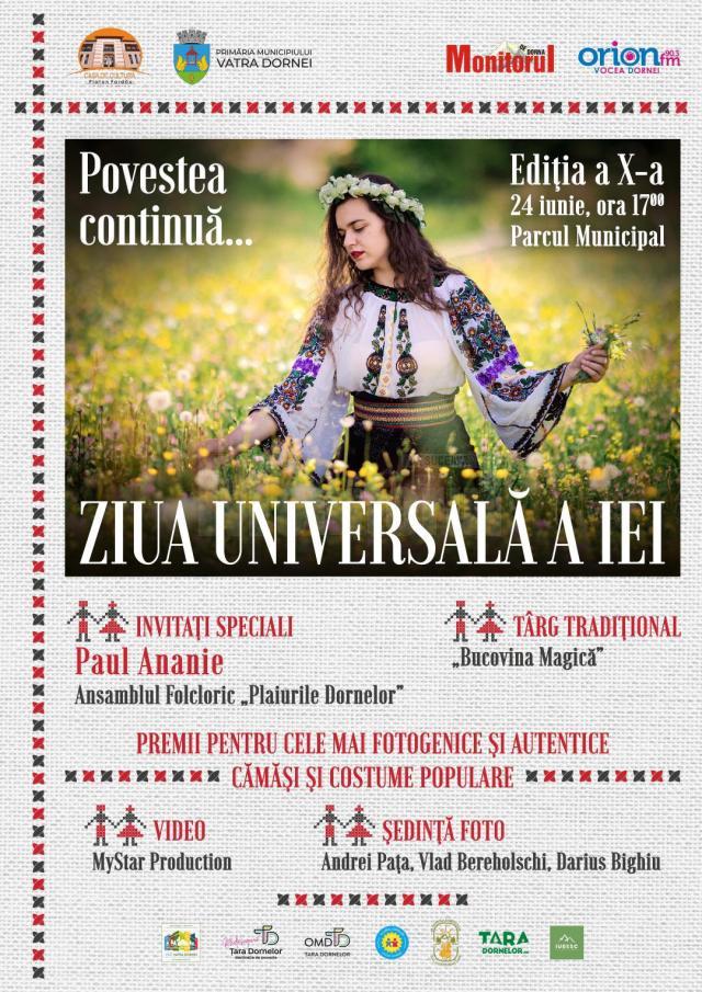 Vatra Dornei sărbătorește azi Ziua Universală a Iei