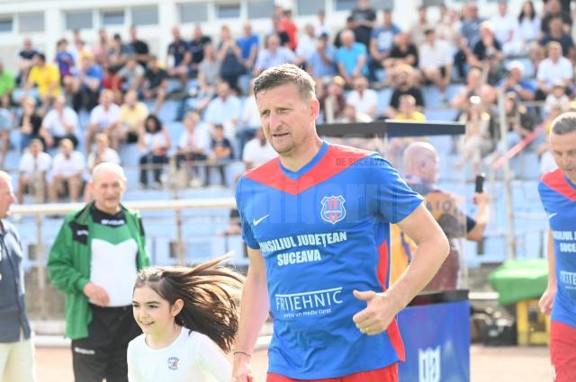 Meciul de retragere al lui Dorin Goian, spectacol în teren și în tribune