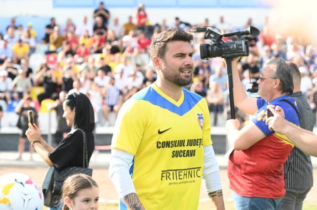 Meciul de retragere al lui Dorin Goian, spectacol în teren și în tribune