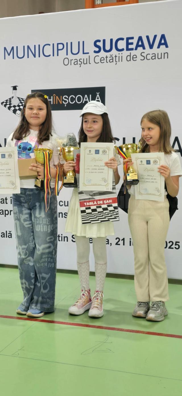 Tinerii șahiști suceveni au excelat, cucerind medalii la toate categoriile