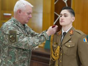 Miruna Gabriela Duracu a devenit oficial ofițer al armatei române. Foto FB MapN