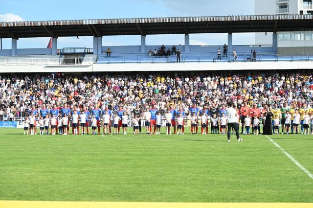 Meciul de retragere al lui Dorin Goian, spectacol în teren și în tribune