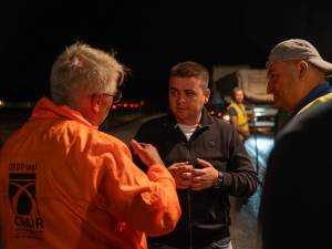 Gheorghe Șoldan a fost pe teren pentru a verifica stadiul lucrărilor de asfaltare a variantei ocolitoare a municipiului Suceava