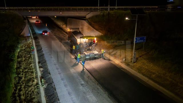 Gheorghe Șoldan a fost pe teren pentru a verifica stadiul lucrărilor de asfaltare a variantei ocolitoare a municipiului Suceava