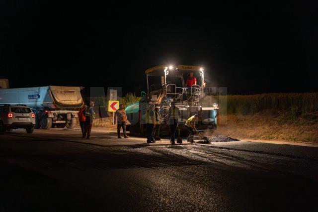 Gheorghe Șoldan a fost pe teren pentru a verifica stadiul lucrărilor de asfaltare a variantei ocolitoare a municipiului Suceava