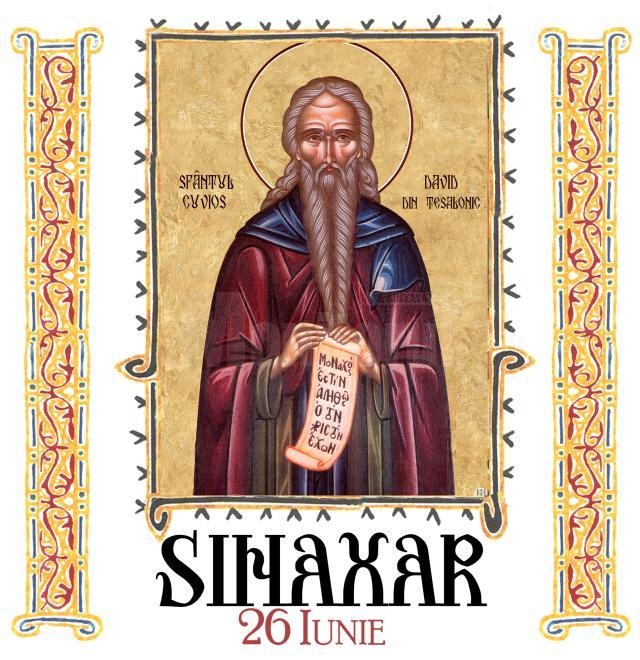 Sinaxar  26 iunie 2025