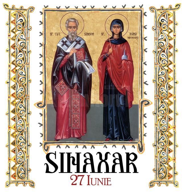 Sinaxar 27 iunie 2025