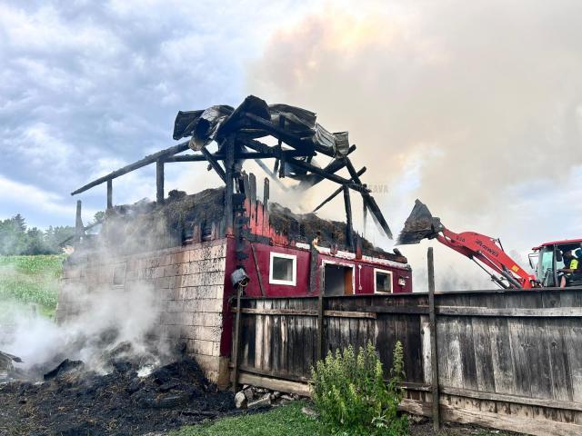 Incendiu la Bălăceana