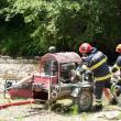 Un incendiu de vegetație forestieră s-a extins cu repeziciune din cauza vântului puternic