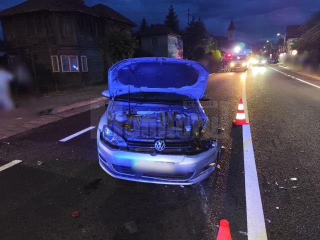 A doua mașină implicată în accident