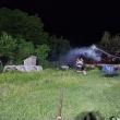 Casă incendiată intenționat