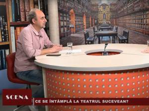 Calin Ciobotari și Angela Zarojanu, la emisiunea Scena