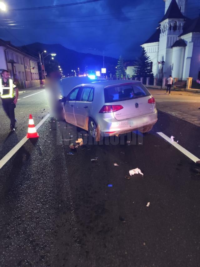 Doi consăteni au ajuns la spital după ce s-au ciocnit cu mașinile