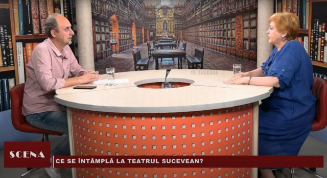 Calin Ciobotari și Angela Zarojanu, la emisiunea „Scena”