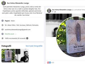 Pagina nouă, a cărții pe care o va lansa Alexandru Lungu
