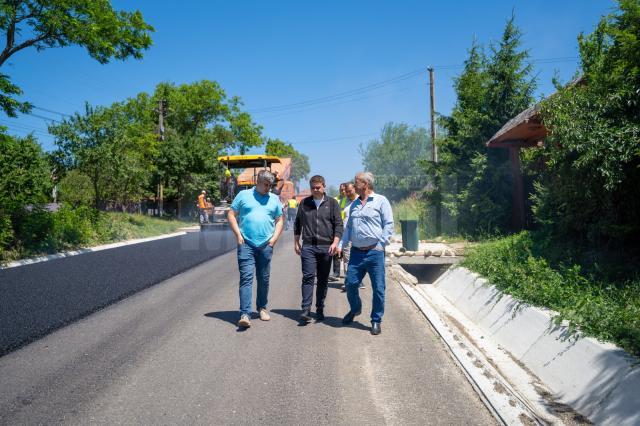 Modernizarea tronsonului de drum Uidești-Forăști-Oniceni se finalizează cu 9 luni în avans