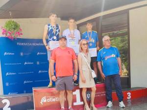 Atletul Ioan Halip pe podiumul Campionatului Naţional