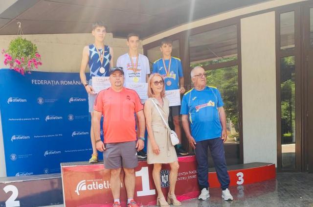 Atletul Ioan Halip pe podiumul Campionatului Naţional