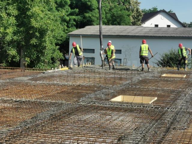 Lucrările la creșa din Siret avansează în ritm susținut