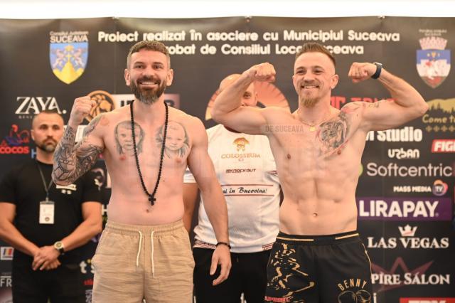 Prezentarea sportivilor și cântarul oficial au prefațat Gala Colosseum Tournament 46 de la Suceava