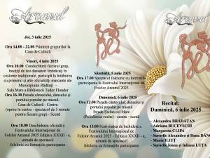 Program Festivalul Arcanul Radauti 2025