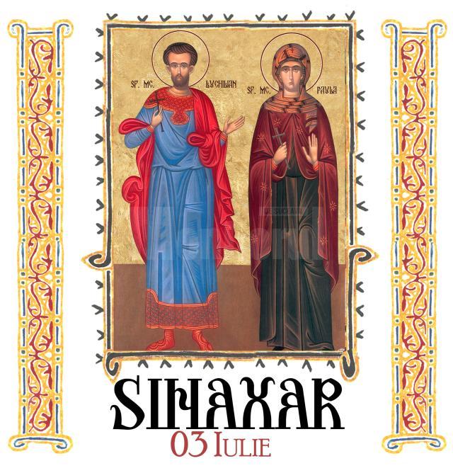 Sinaxar 2 iulie 2025