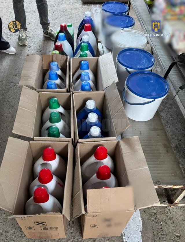 Percheziții DIICOT la Suceava, într-un dosar privind afaceri la nivel înalt cu detergenți aduși fraudulos din Ucraina