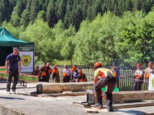 Spectaculoase probe ale concursului „Cel mai bun fasonator”, desfășurat la Ocolul Silvic Moldovița