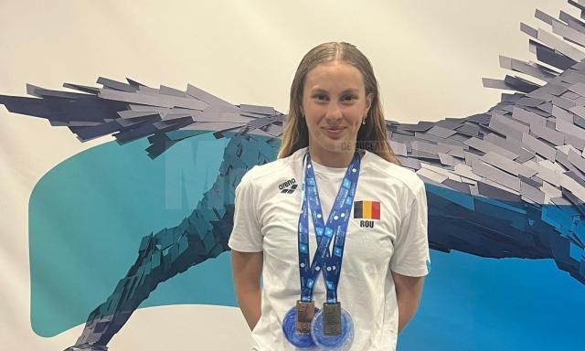 Daria Silișteanu a cucerit două medalii la Europenele de la Samorin