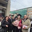 Denisa Fasolă, alături de familie
