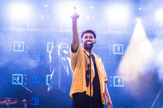 Smiley a susținut un spectacol incendiar la finalul Zilelor Municipiului Rădăuți