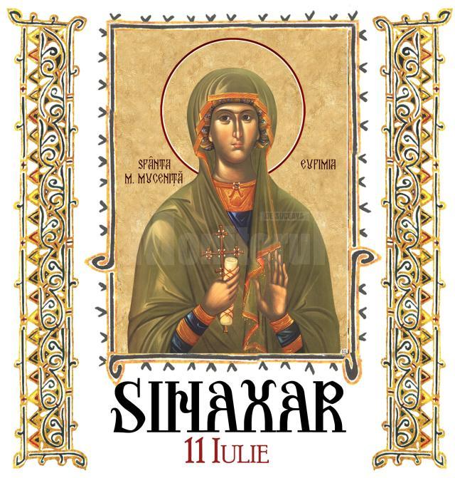 Sinaxar 11 iulie 2025