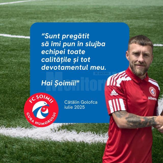 Catalin Golofca a semnat cu Soimiii Gura Humorului