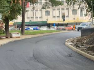 Strada Ștefan Dracinschi, la care se lucrează din mai