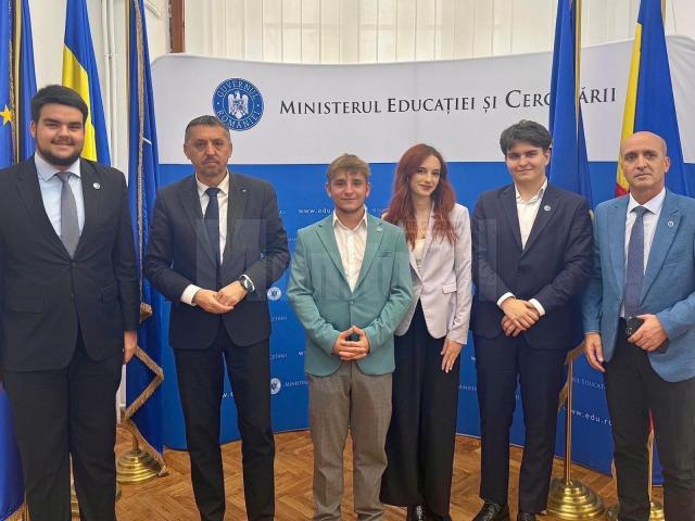 Consiliul National al Elevilor, în dialog cu cei de la conducerea Ministerului Educației