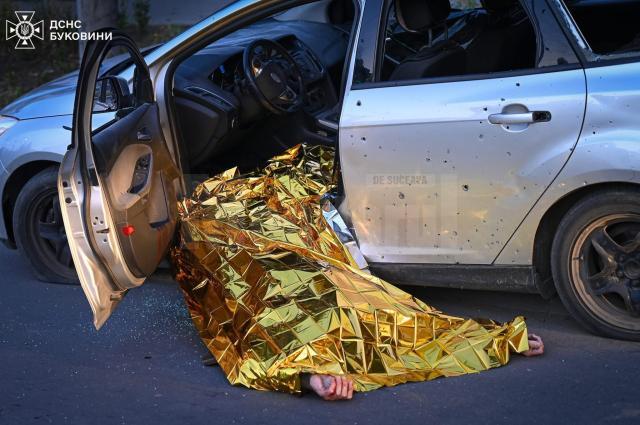 Atac rusesc asupra Cernăuțiului. Sursa foto: BucPress Cernăuți