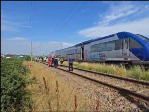Incendiu la un tren care venea spre Suceava