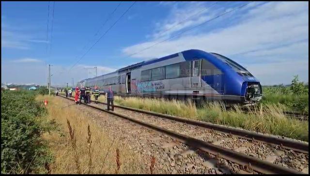 Incendiu la un tren care venea spre Suceava