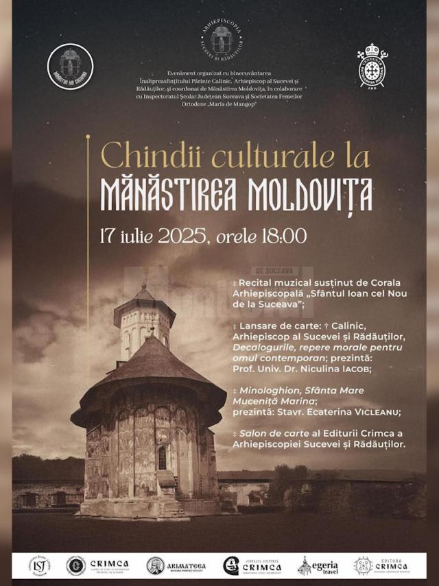 Chindii culturale la Mănăstirea Moldovița