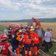 Accidentul s-a produs luni după-amiază, pe E85, în zona localității Iacobești