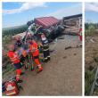 Accidentul s-a produs luni după-amiază, pe E85, în zona localității Iacobești