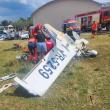 Accident aviatic la Arsenar park - foto Primăria Orăștie