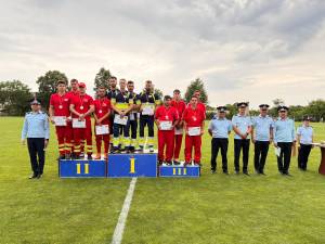 Pompierii firmei Egger au urcat pe prima treaptă a podiumului