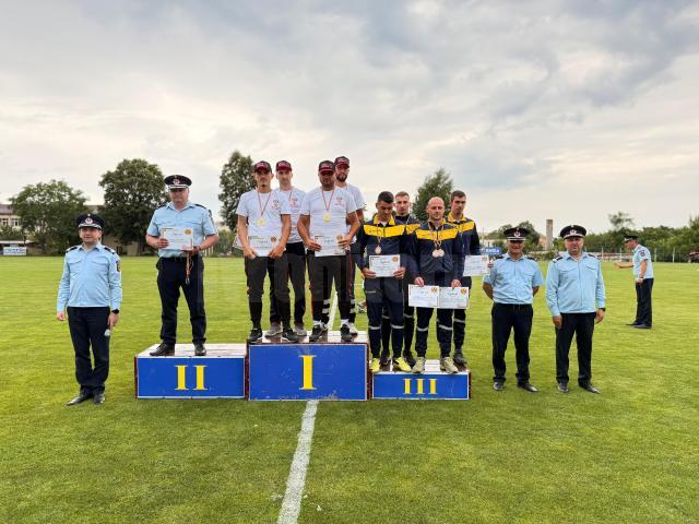 Pompierii voluntari din Cârlibaba au terminat competiție pe locul trei