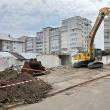 Garajele din Obcini, unde trebuie construită o grădiniță, au început să fie demolate 1