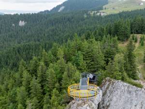 Noul punct de belvedere de pe Rarău