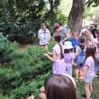 Sub îndrumarea muzeografului Lili Flutur, copiii explorează și învață lucruri noi despre natură