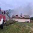 Casă incendiată intenționat