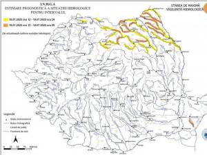 Avertizare hidrologică pentru județul Suceava